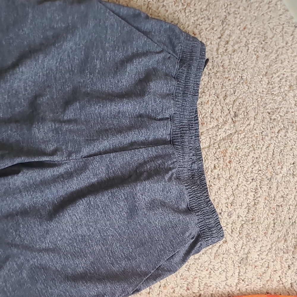 Mens (2 shorts ) lululemon Orange and Charcoal Athletic Shorts .. Men's Medium - Picture 5 of 7